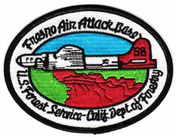 Bild von Fresno Air Attack Feuerwehr Abzeichen  100mm