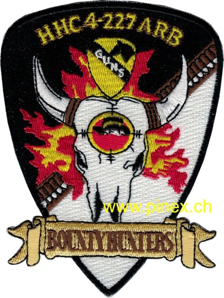 Image de 4th Squadron 227th Aviation Regiment Attack Recon Battalion Patch "Bountyhunters"
