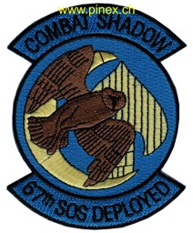 Bild von 67th Special Operations Squadron Abzeichen "Combat Shadows"