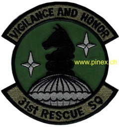 Bild von 31st Rescue Squadron USAF Patch "Vigilance and Honor"