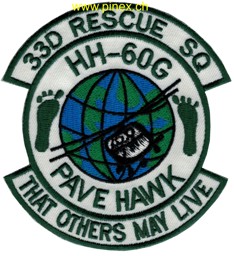 Bild von 33d Rescue Squadron HH-60G Pave Hawk Abzeichen "that others may live"