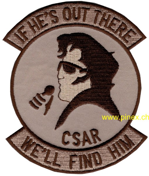 Picture of CSAR Patch Elvis (Combat Search and Rescue) 